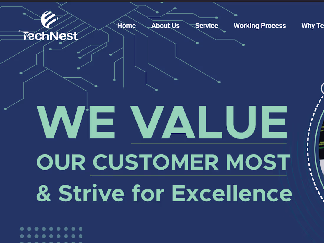Cover image for TechNest – IT Solution provider company