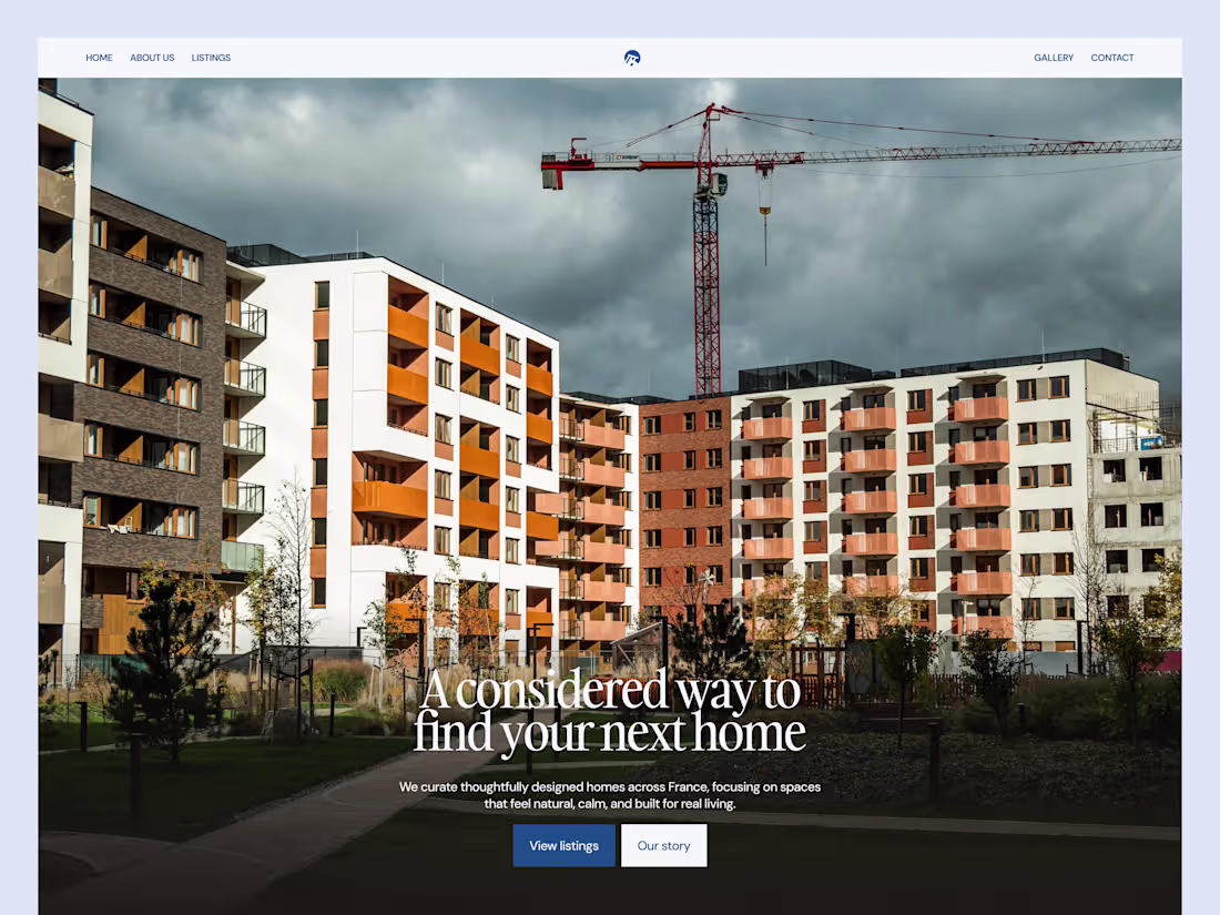 Cover image for Habité Real Estate Website Design