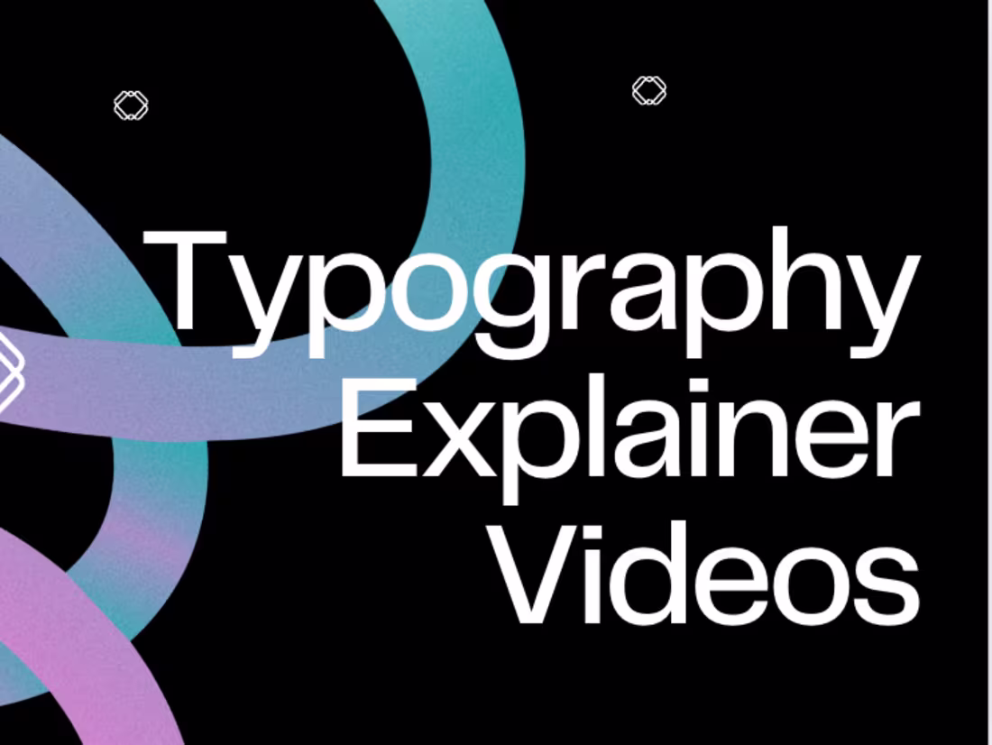 Cover image for Typography videos for both events