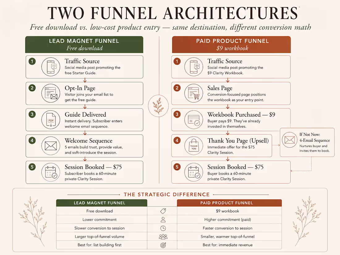 Cover image for Two funnel architectures that I