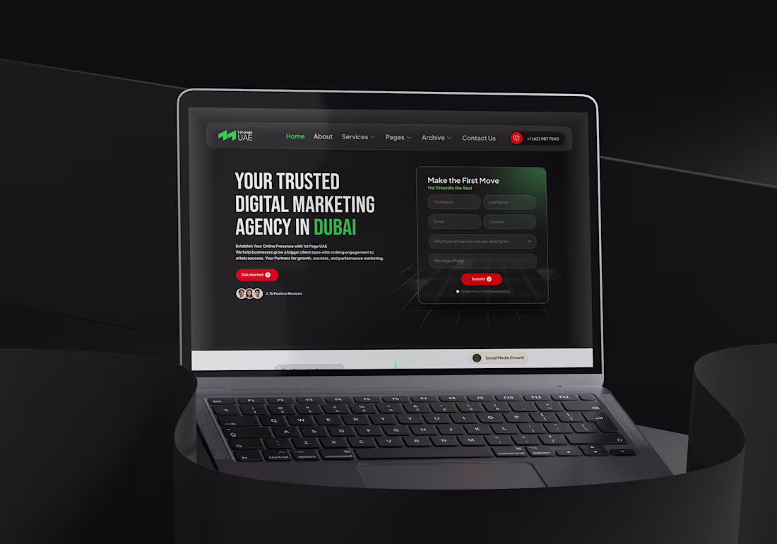 Cover image for This website UI design was