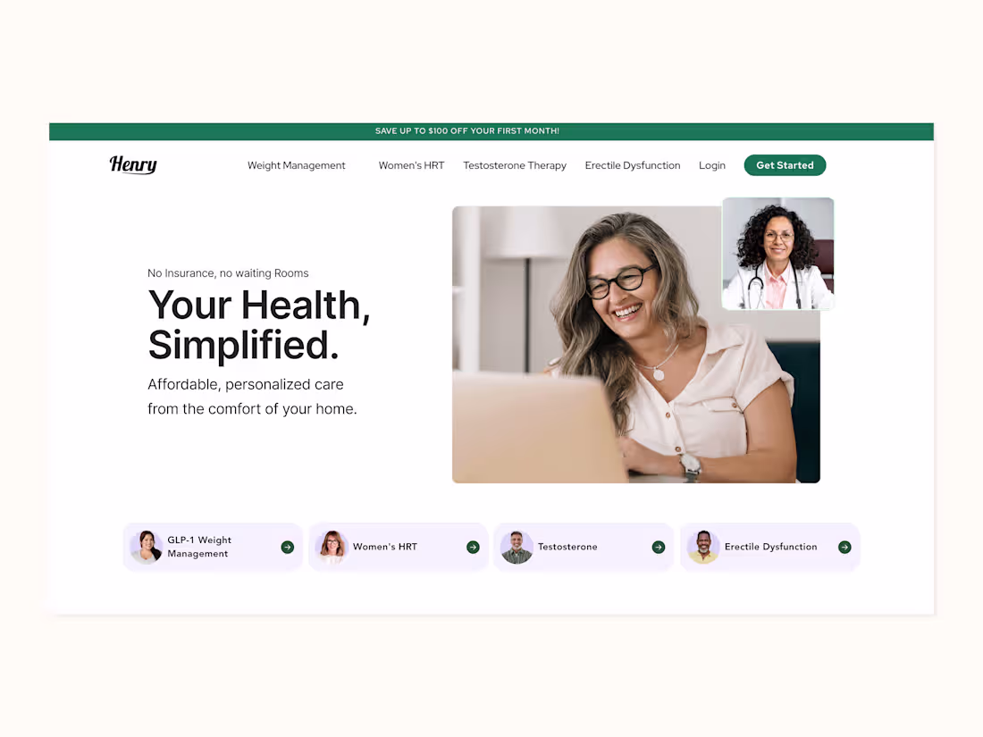 Cover image for Henry Meds | Web Designer & Developer