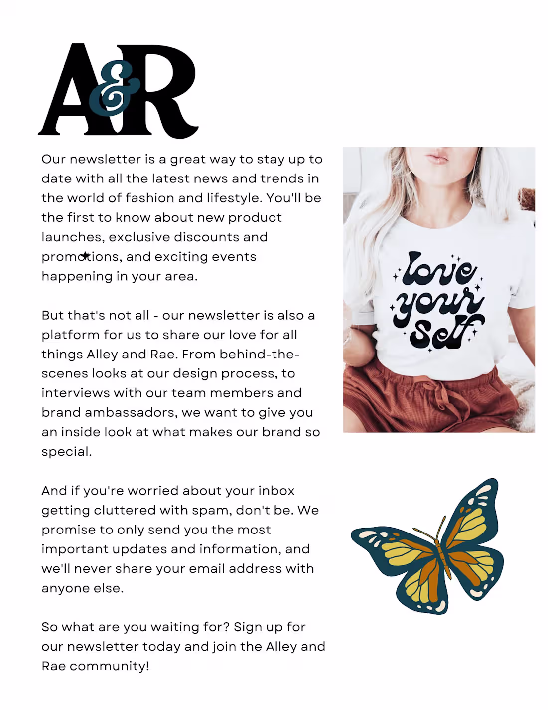 Cover image for Alley and Rae - Email Copy 