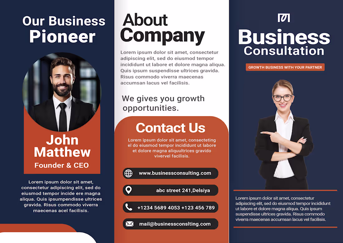 Cover image for This is a brochure for