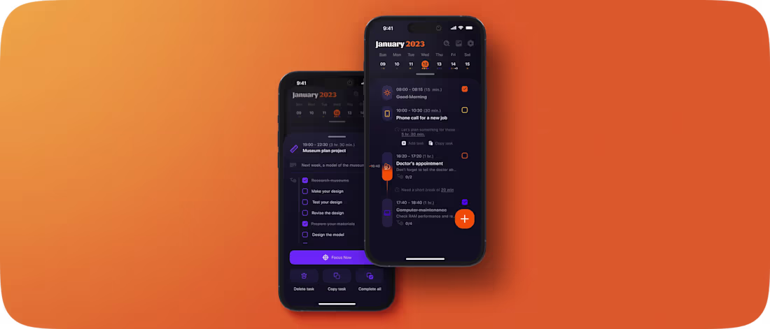 Cover image for Welldone Daily Planner app design inspired by the Structured app