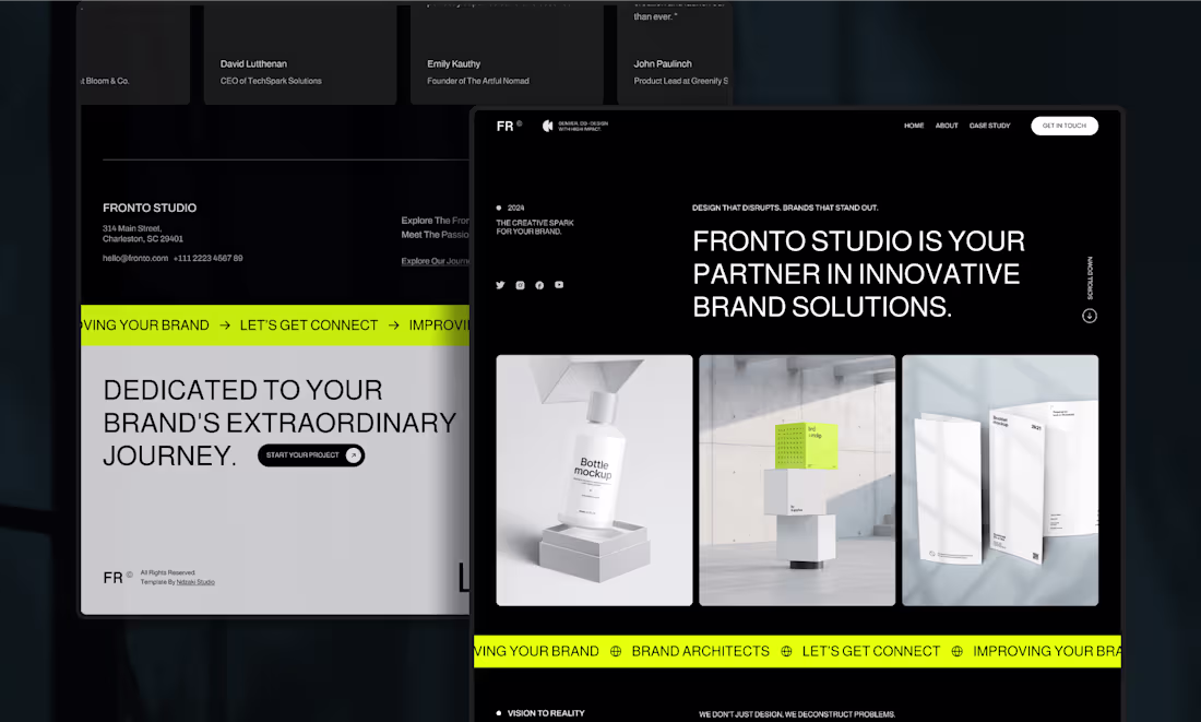 Cover image for Fronto Studio 