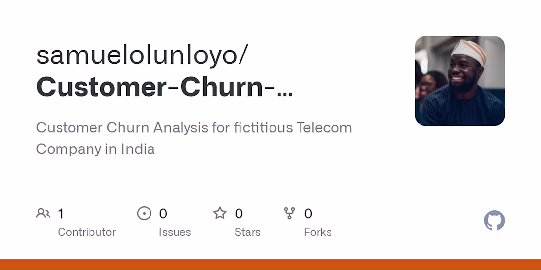 Cover image for Telecom Customer Churn Analysis Project