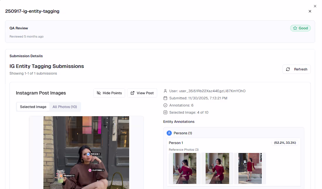 Cover image for Instagram entity tagging annotation —