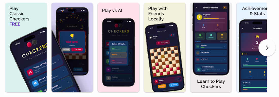 Cover image for Creating a mobile checkers and