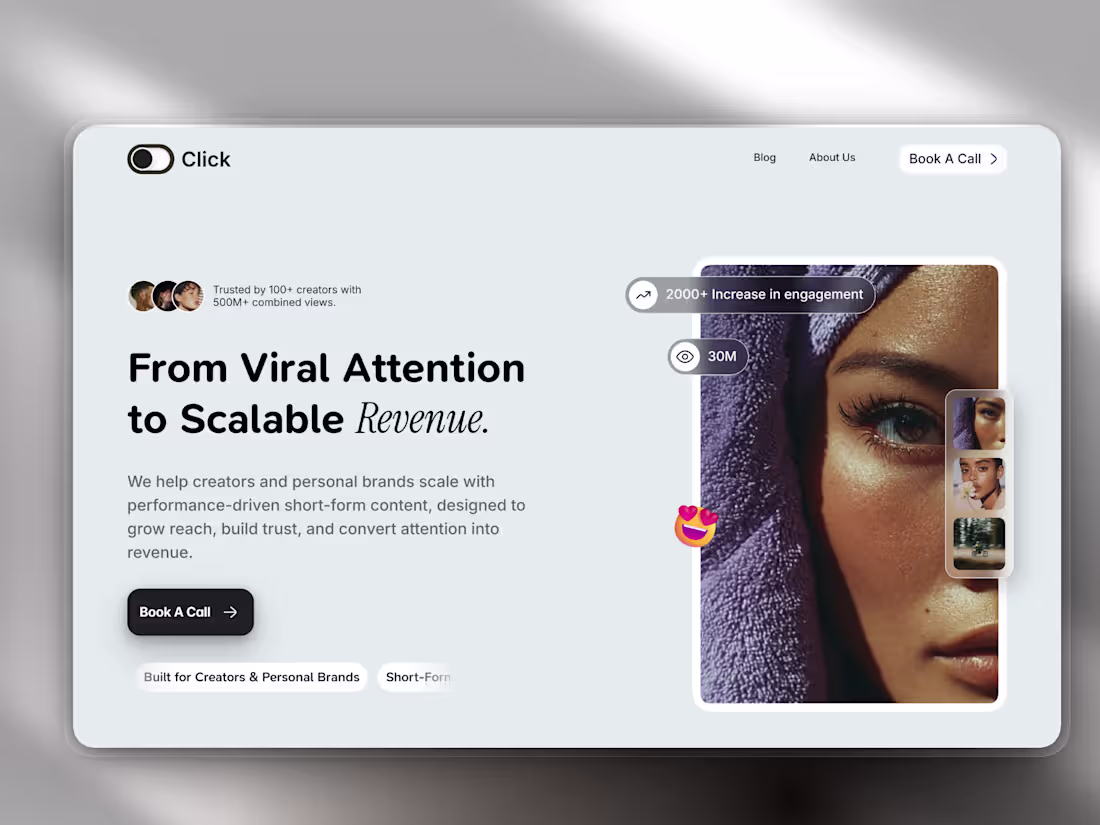 Cover image for ClickViral Website Design and Development