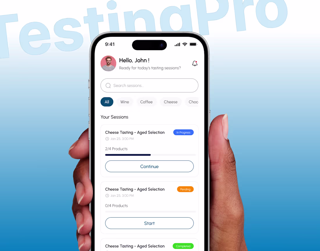 Cover image for Testing Pro |A Smart Tasting & Evaluation Platform