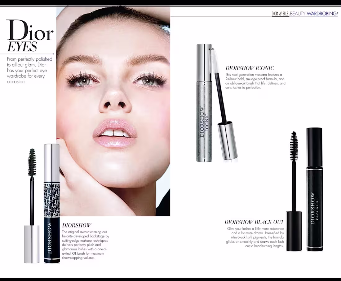 Cover image for DIOR Advertorial for ELLE MAGAZINE.