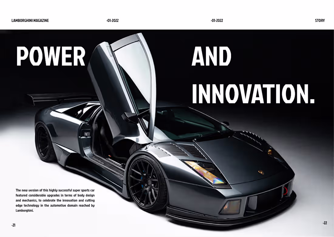 Cover image for Web Design for Lamborghini 