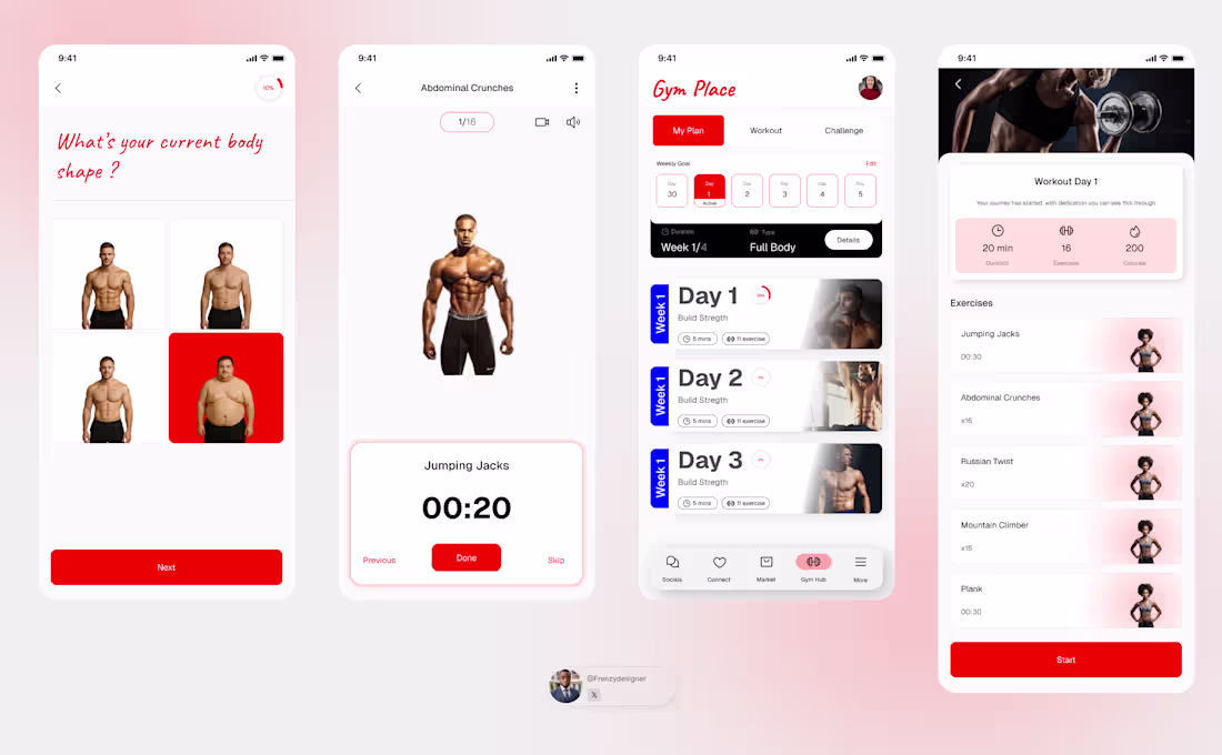 Cover image for A gym app I recently