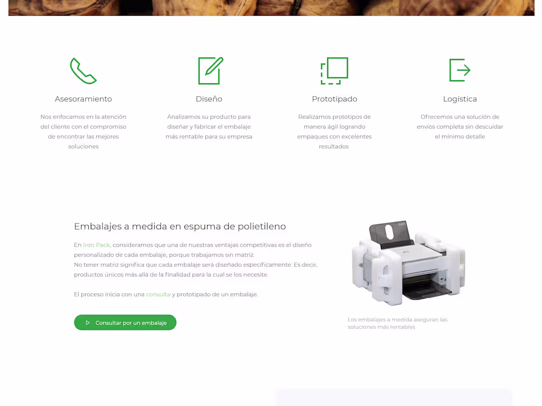 Cover image for 
Website design - IronPack