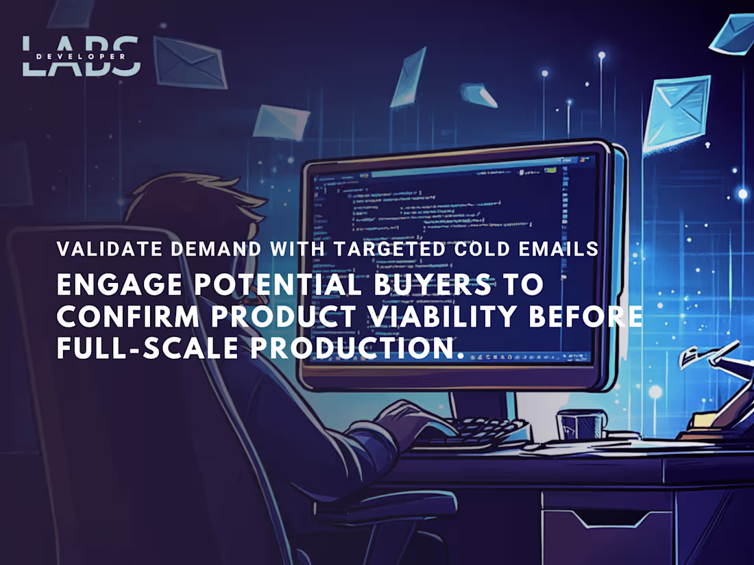 Cover image for Validate Market Demand by Shadow Testing w/ Targeted Cold Emails