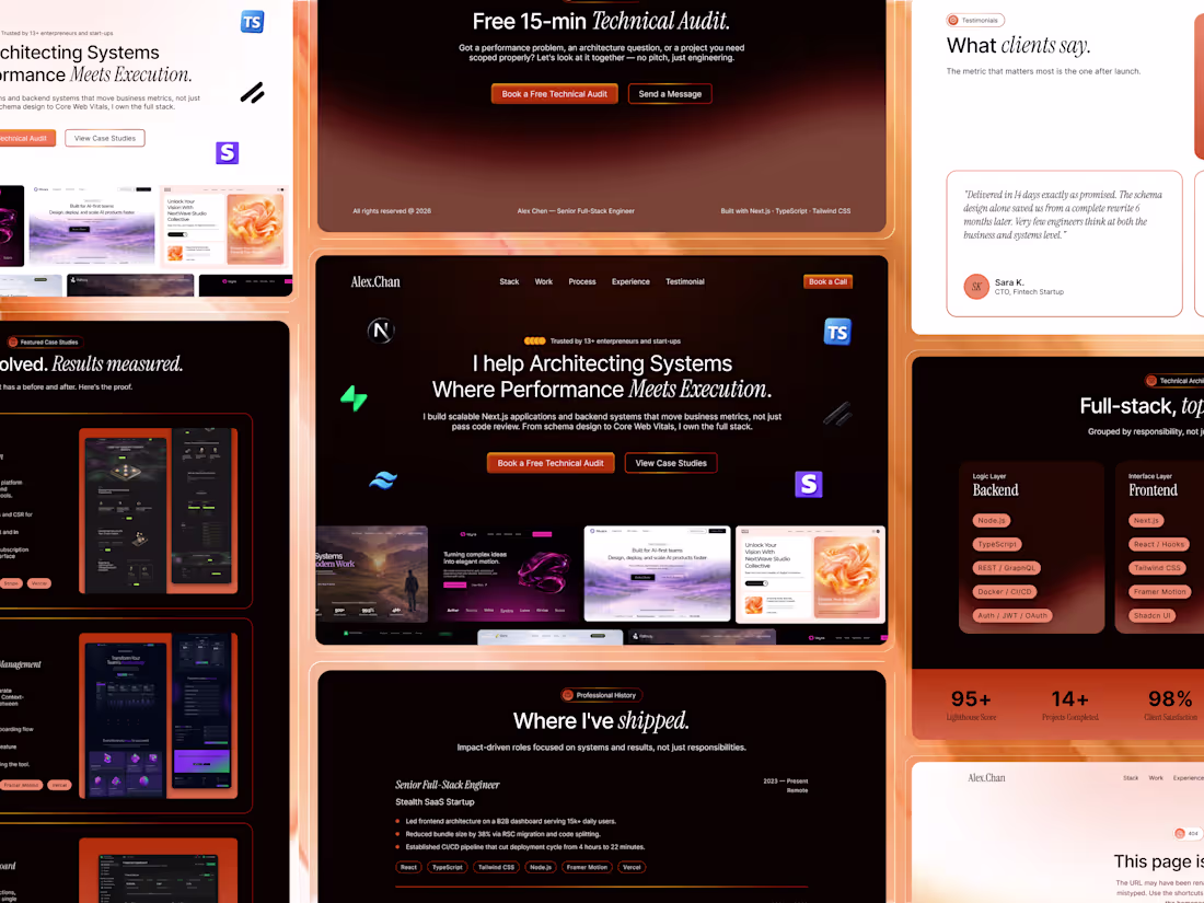 Cover image for Alex Chan - Next JS Template