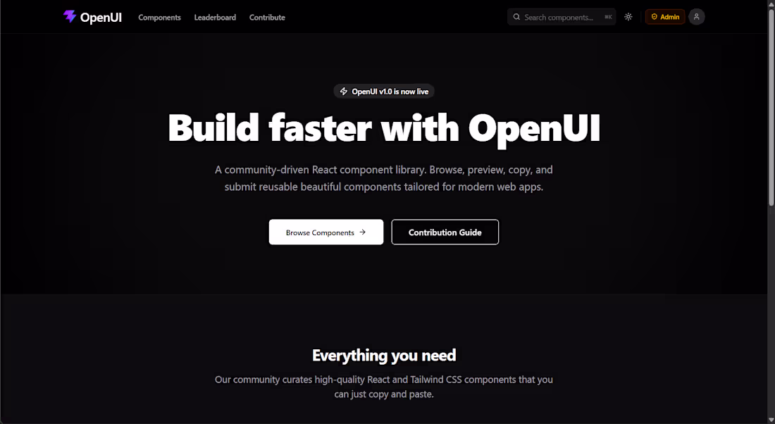 Cover image for OpenUI is a community-driven React