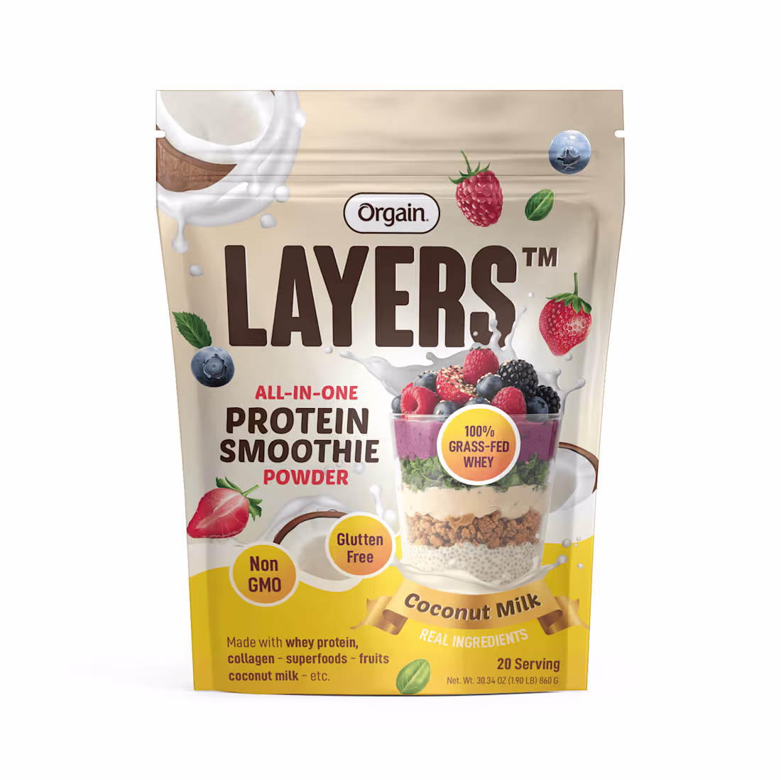 Cover image for Protein Smoothie Pouch Packaging