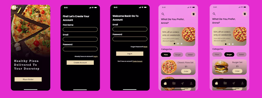 Cover image for Design of a Food Delivery App