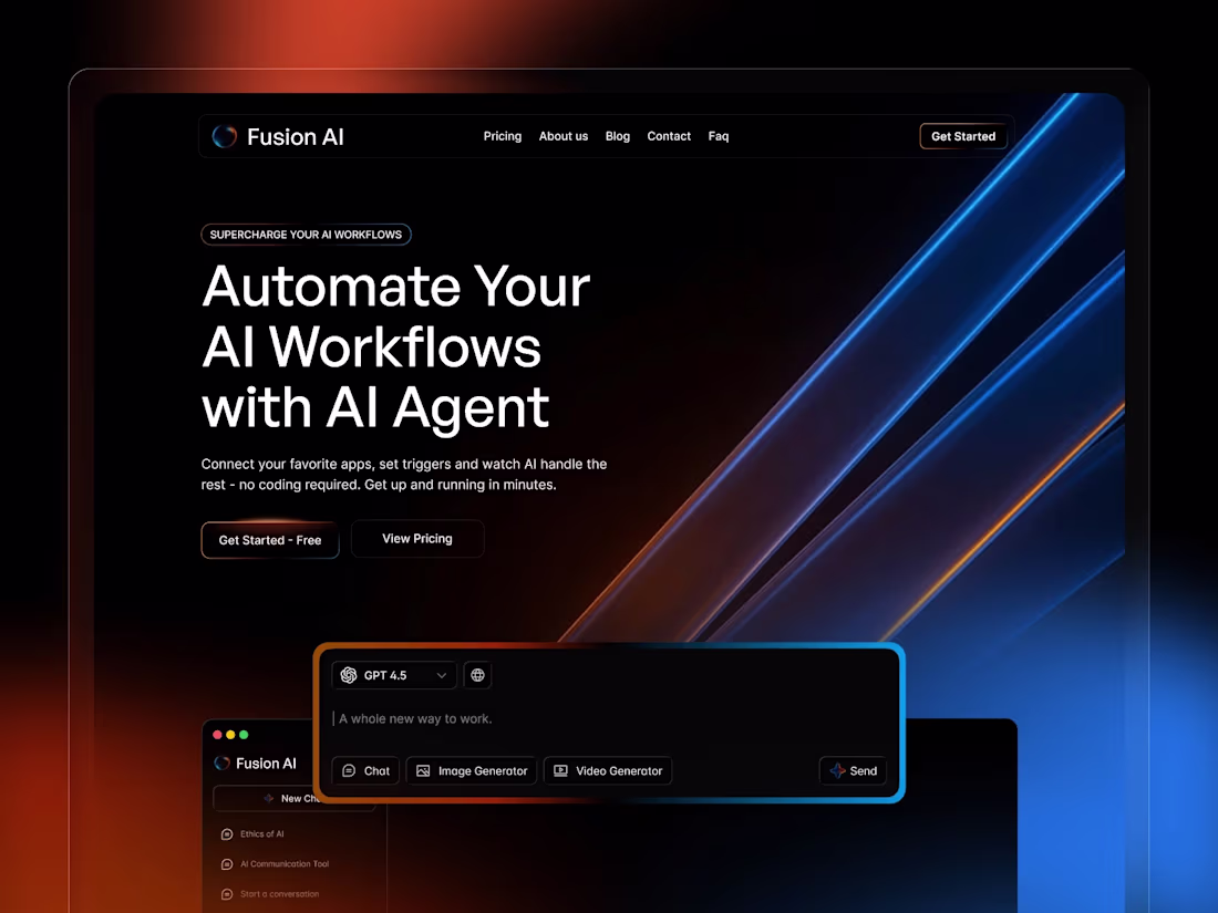 Cover image for Fusion AI — Automation & AI Agent 