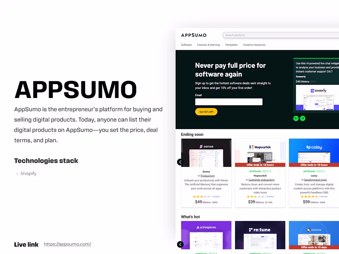 Cover image for App Sumo