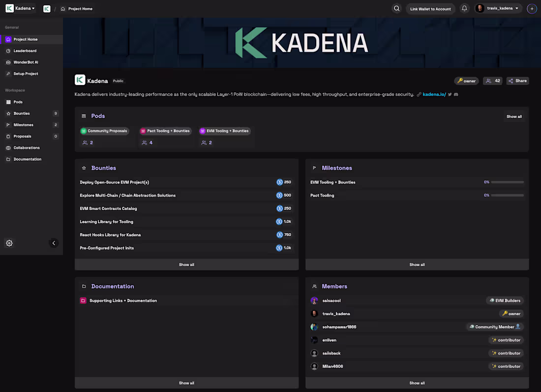 Cover image for Kadena Community Workboard Launch
