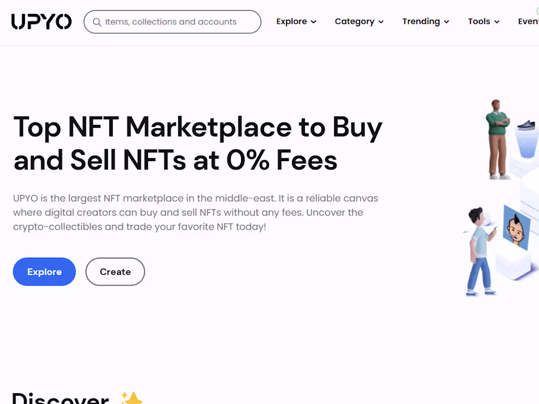 Cover image for UPYO – Middle East’s Leading NFT Marketplace