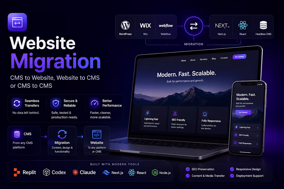 Cover image for Website Migration