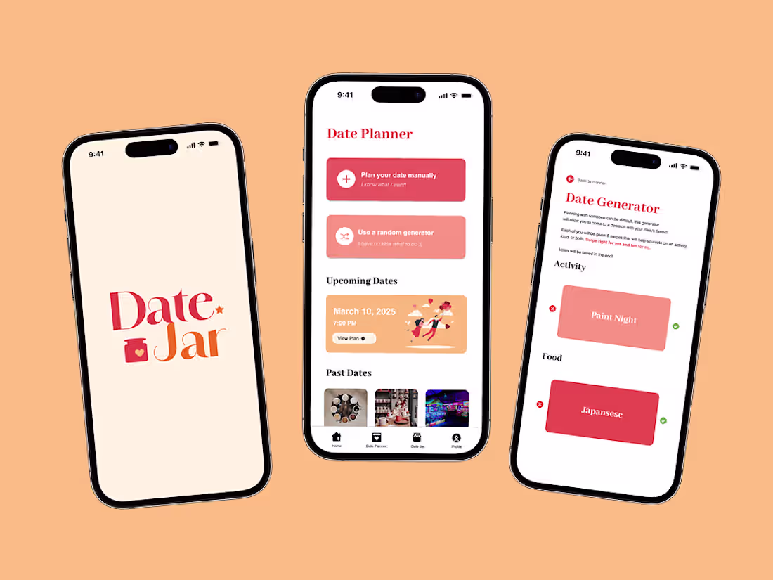 Cover image for Case Study:Date Planning Mobile App Design
