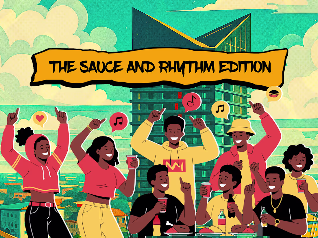 Cover image for Bole Rave's sauce and rhythm edition promotional designs wer...