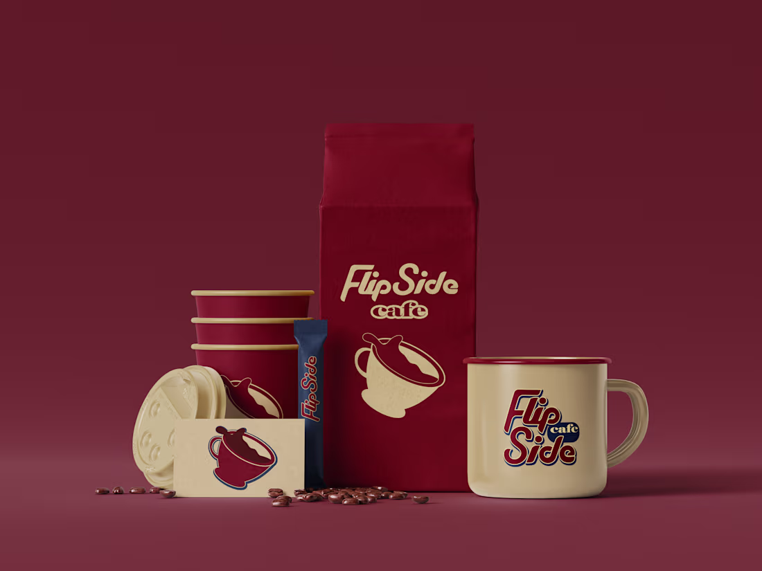 Cover image for Brand Design for FlipSide Cafe