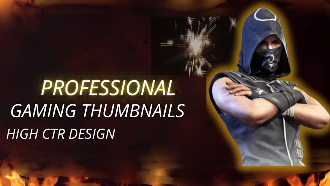 Cover image for Professional gaming thumbnail with 