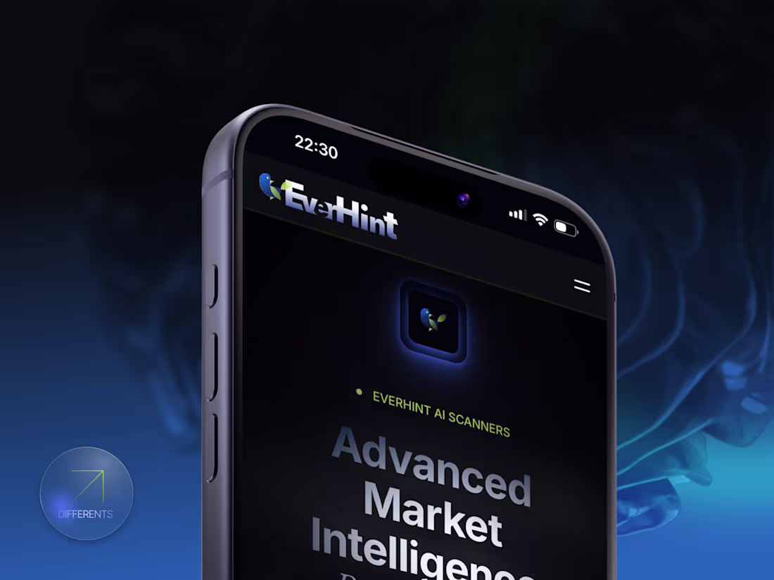 Cover image for EverHint AI Website and Brand Design