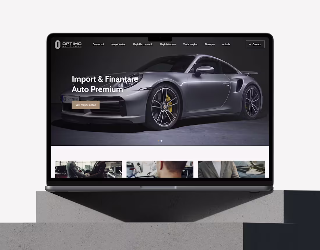 Cover image for Luxury Digital Transformation for Optimo Autohaus