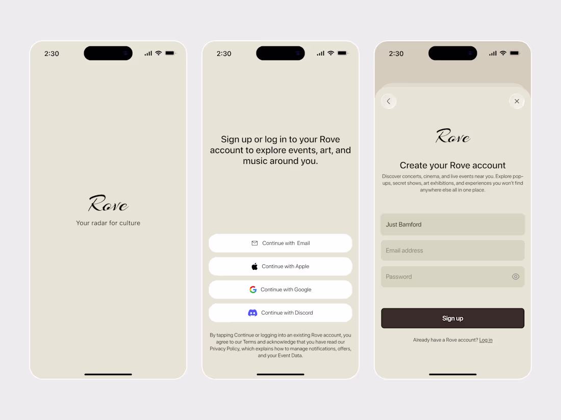 Cover image for Excited to Share — Rove