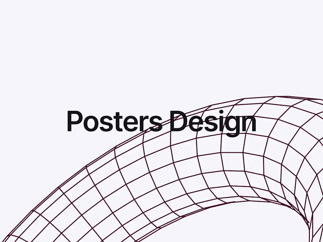 Cover image for Poster Design Portfolio