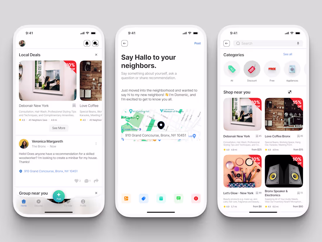 Cover image for Location-Based Social Networking App Save it for your inspo!