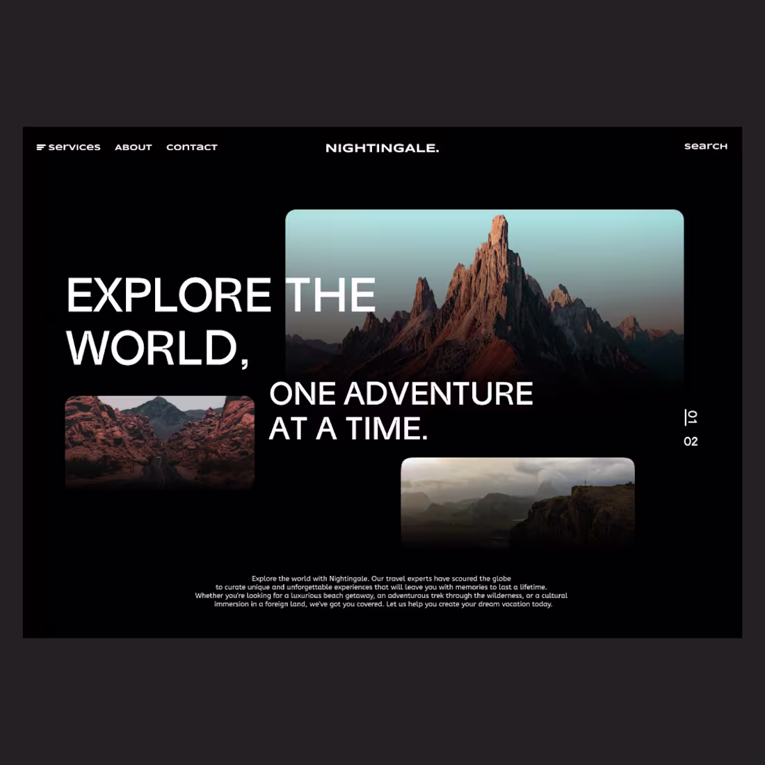 Cover image for Explore the world with Nightingale.