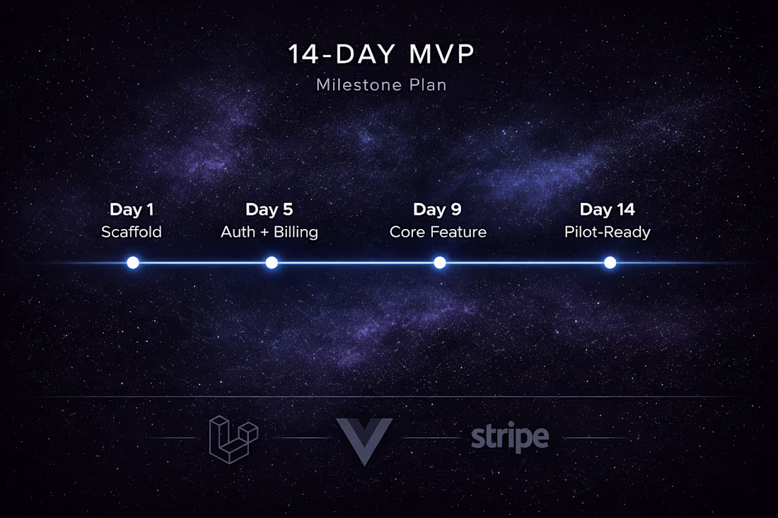 Cover image for SaaS MVP — Sprint (14 days)