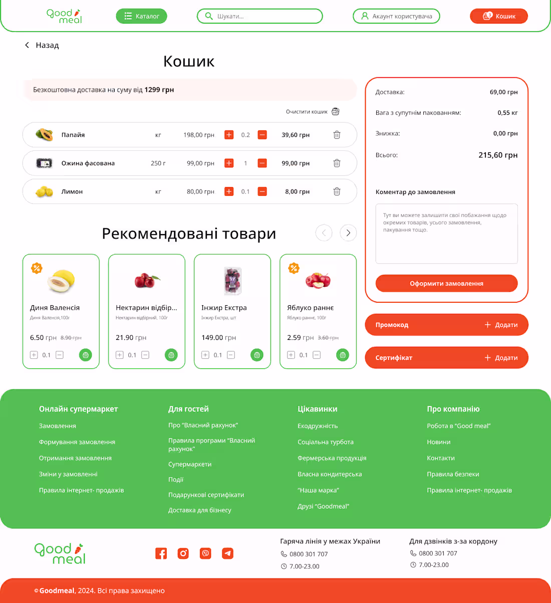 Cover image for Responsive Website Design for Online Grocery Store