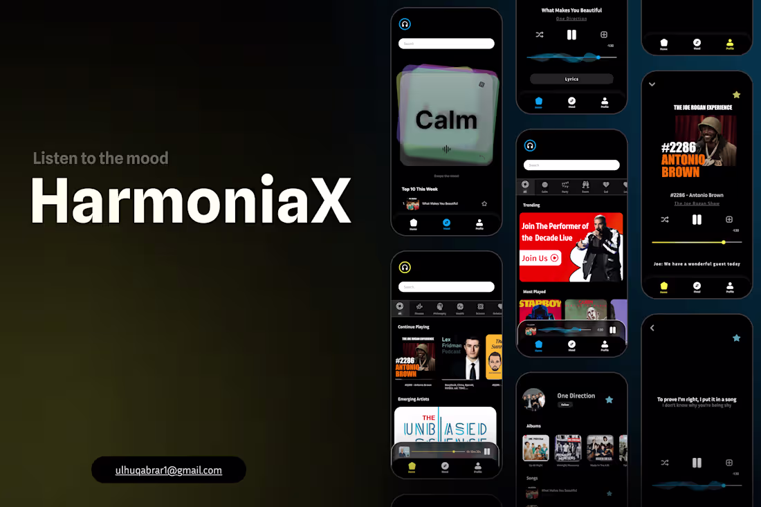 Cover image for HarmoniaX - Audio Streaming App
