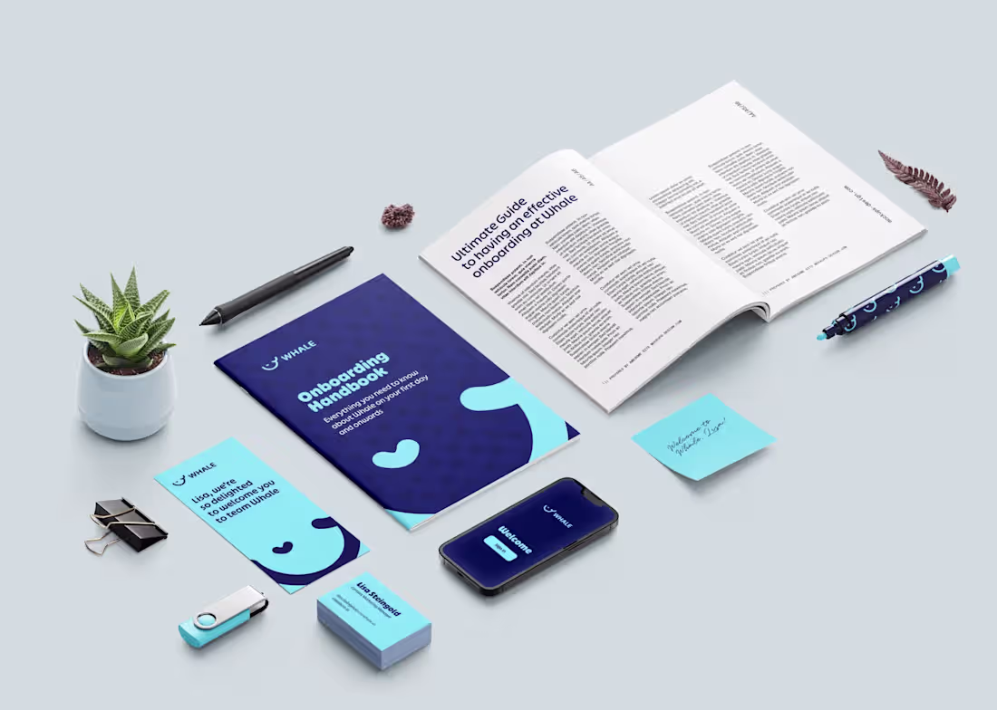 Cover image for Whale - Brand Identity + Web & Illustration