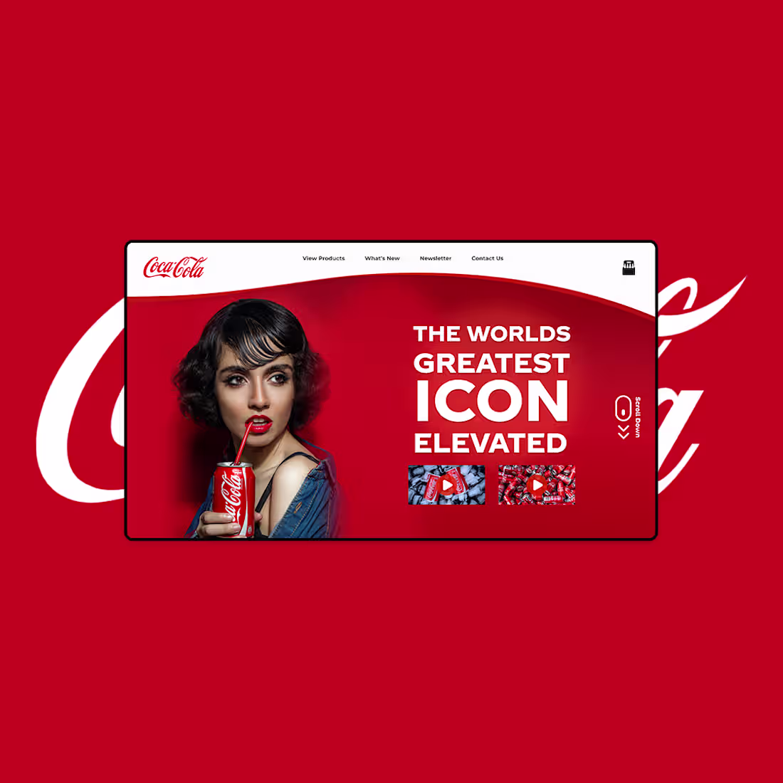 Cover image for Coca-Cola UI Re-Design