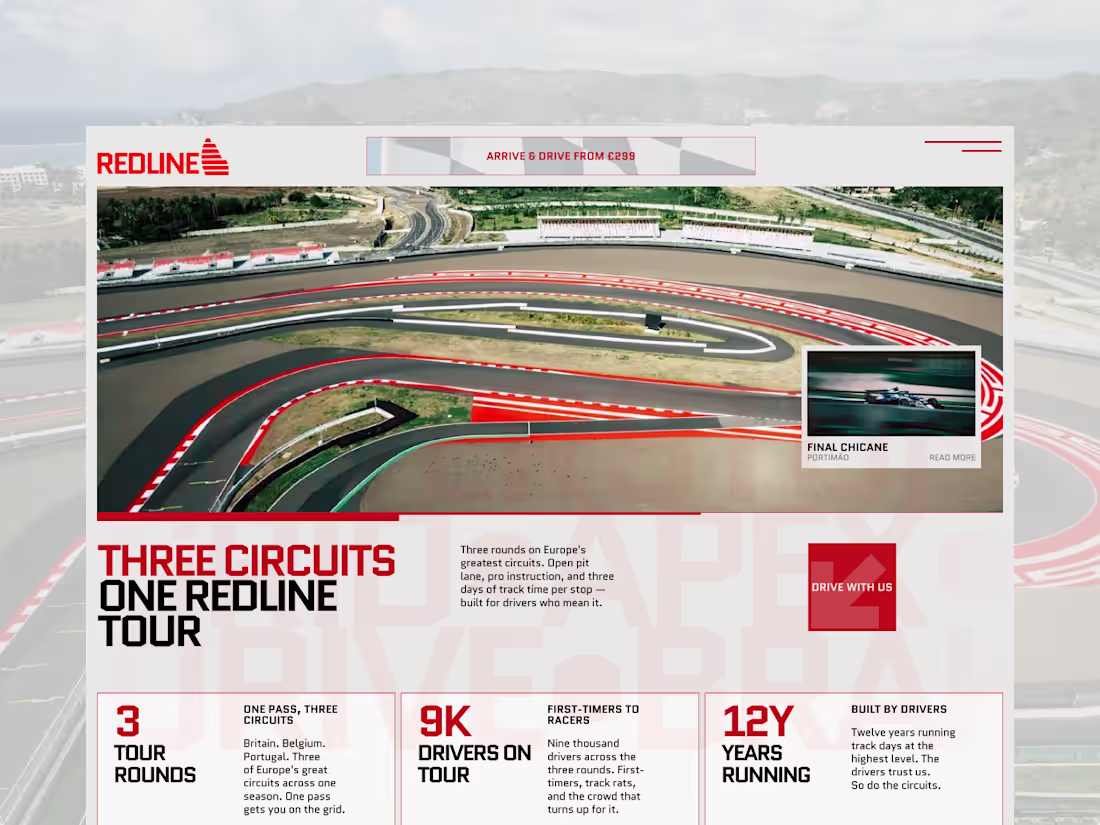 Cover image for Building a sports/event website template