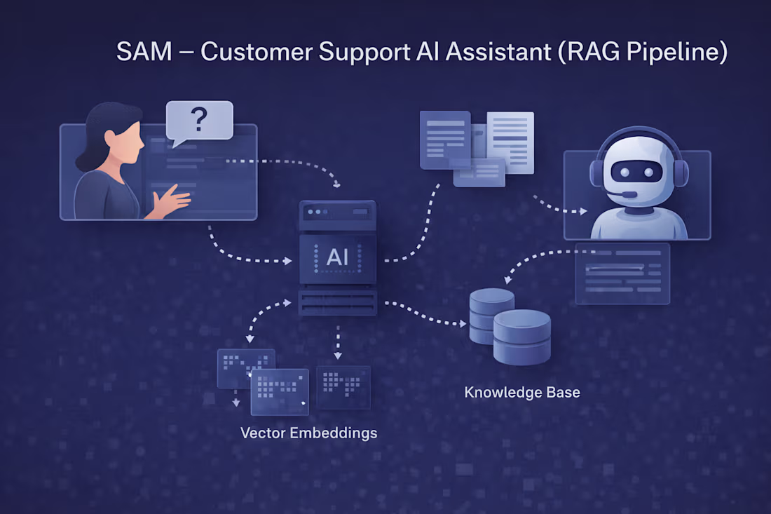 Cover image for Customer Support AI Assistant (RAG