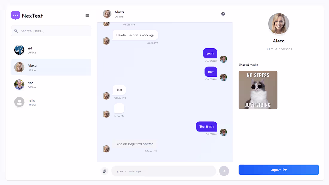 Cover image for Professional Messaging Platform (ConversePro)