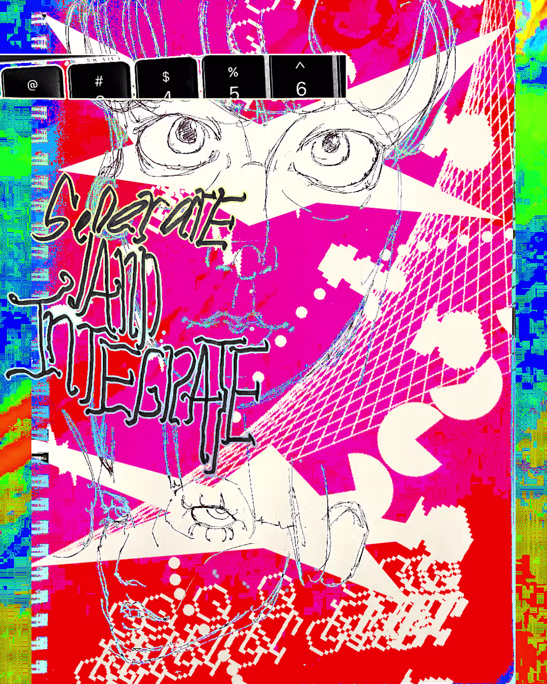 Cover image for A poster cover concept I made using my drawing and a picture...