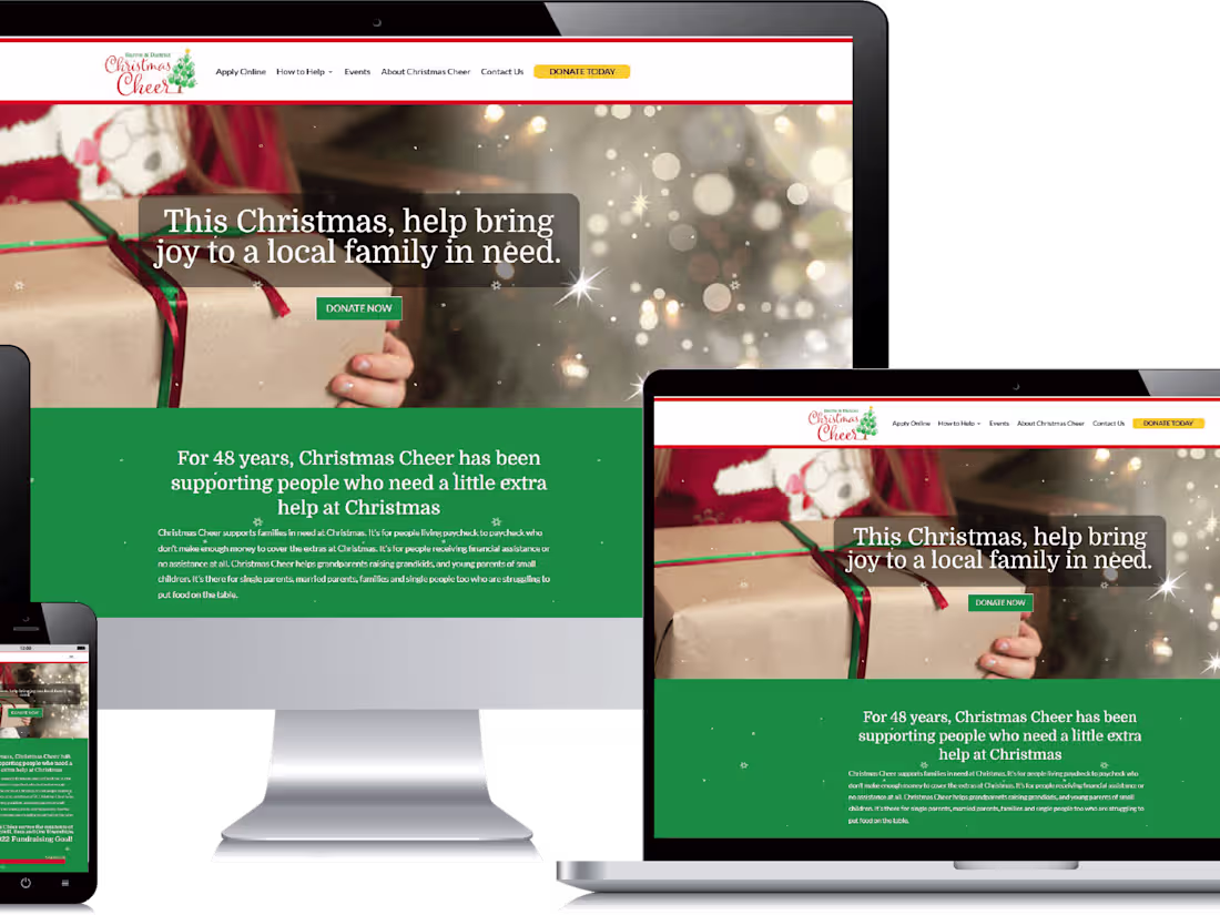 Cover image for Website for a non-profit