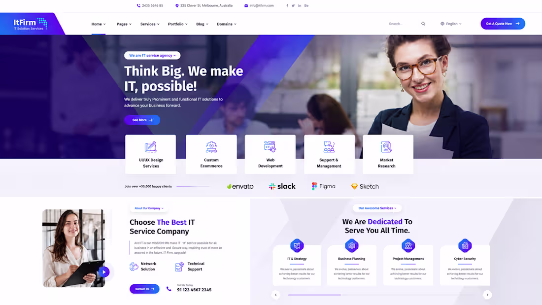 Cover image for IT Services & Technology Company